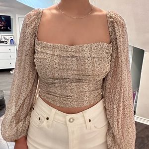 Lily Rain RESET by Jane Floral Crop Top